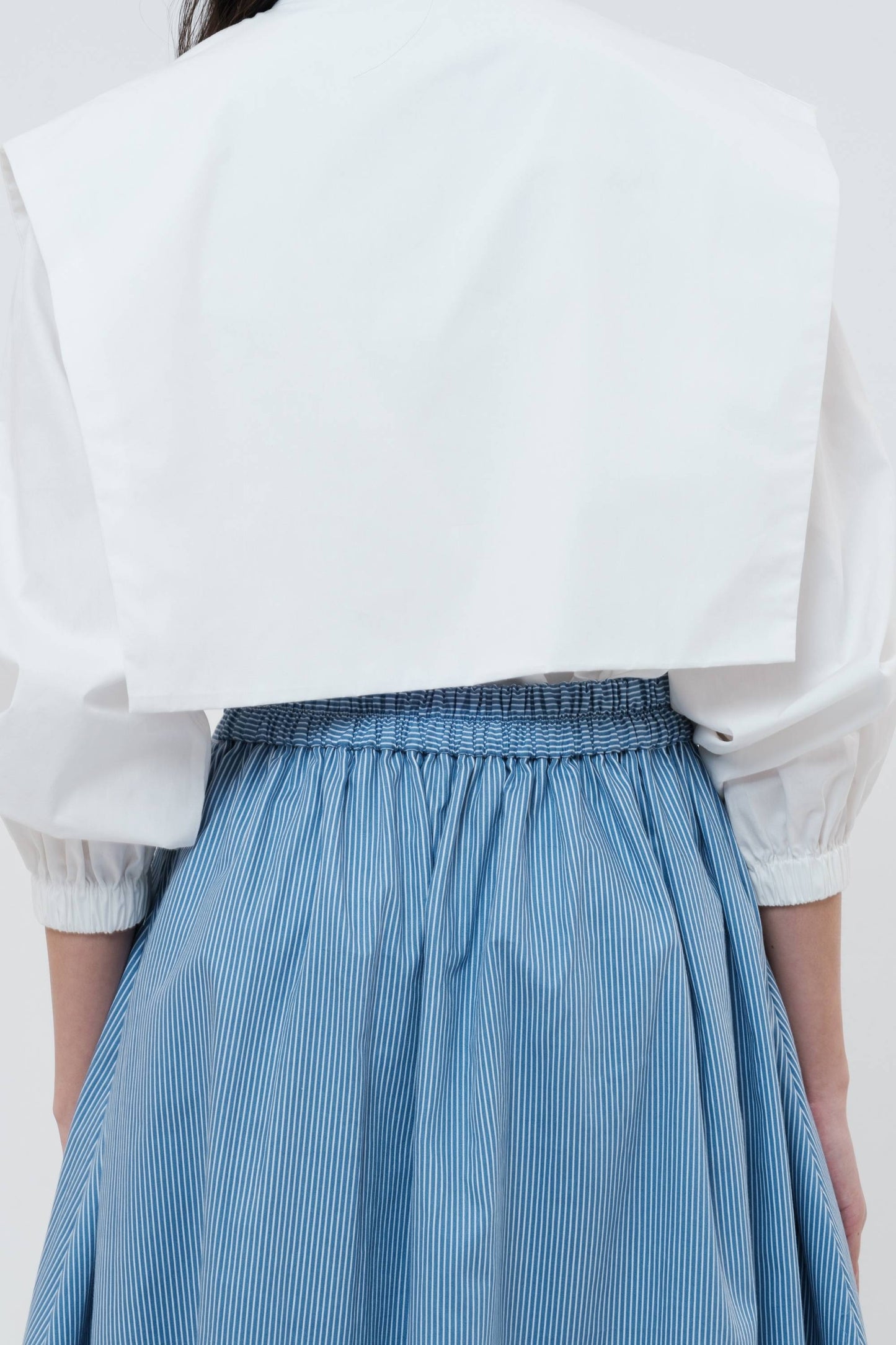 Merde Skirt - Blue Stripes