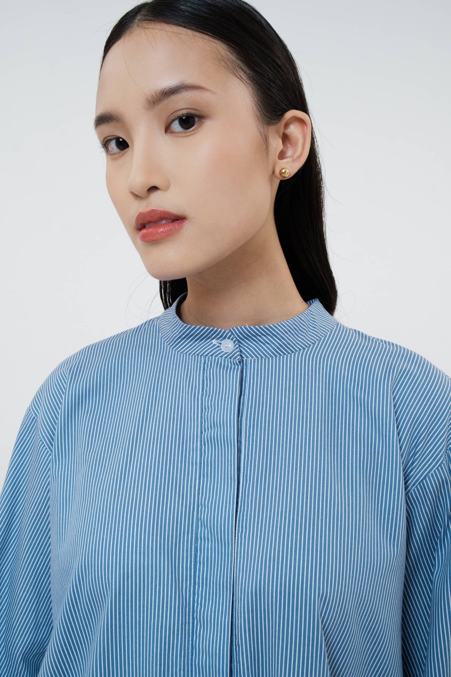 Dianne Top - Blue Stripes