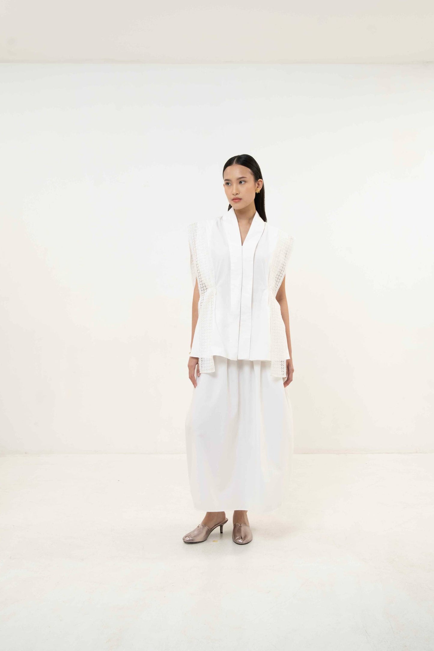 DEFECT SALE Lacey Top - White