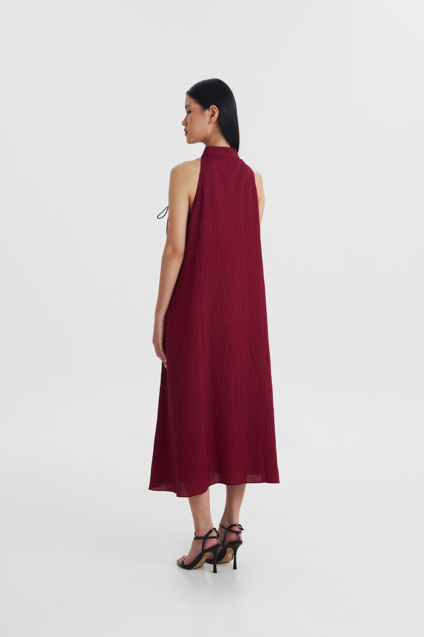 Yin Dress - Crimson Red