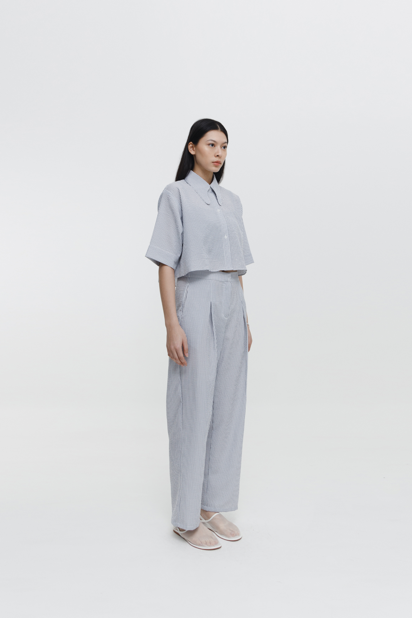 Ale Top - Grey Stripes