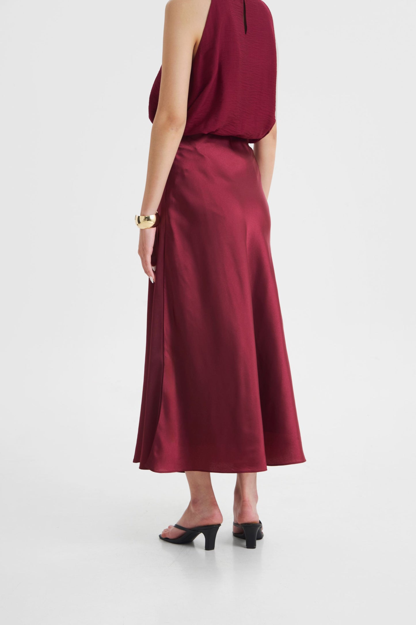 Lea Skirt - Maroon