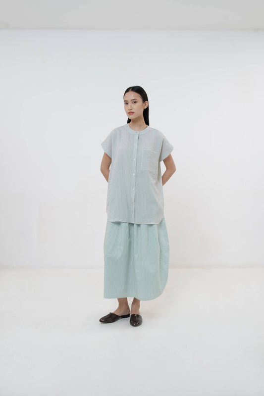 Kein Top - Sage Stripes