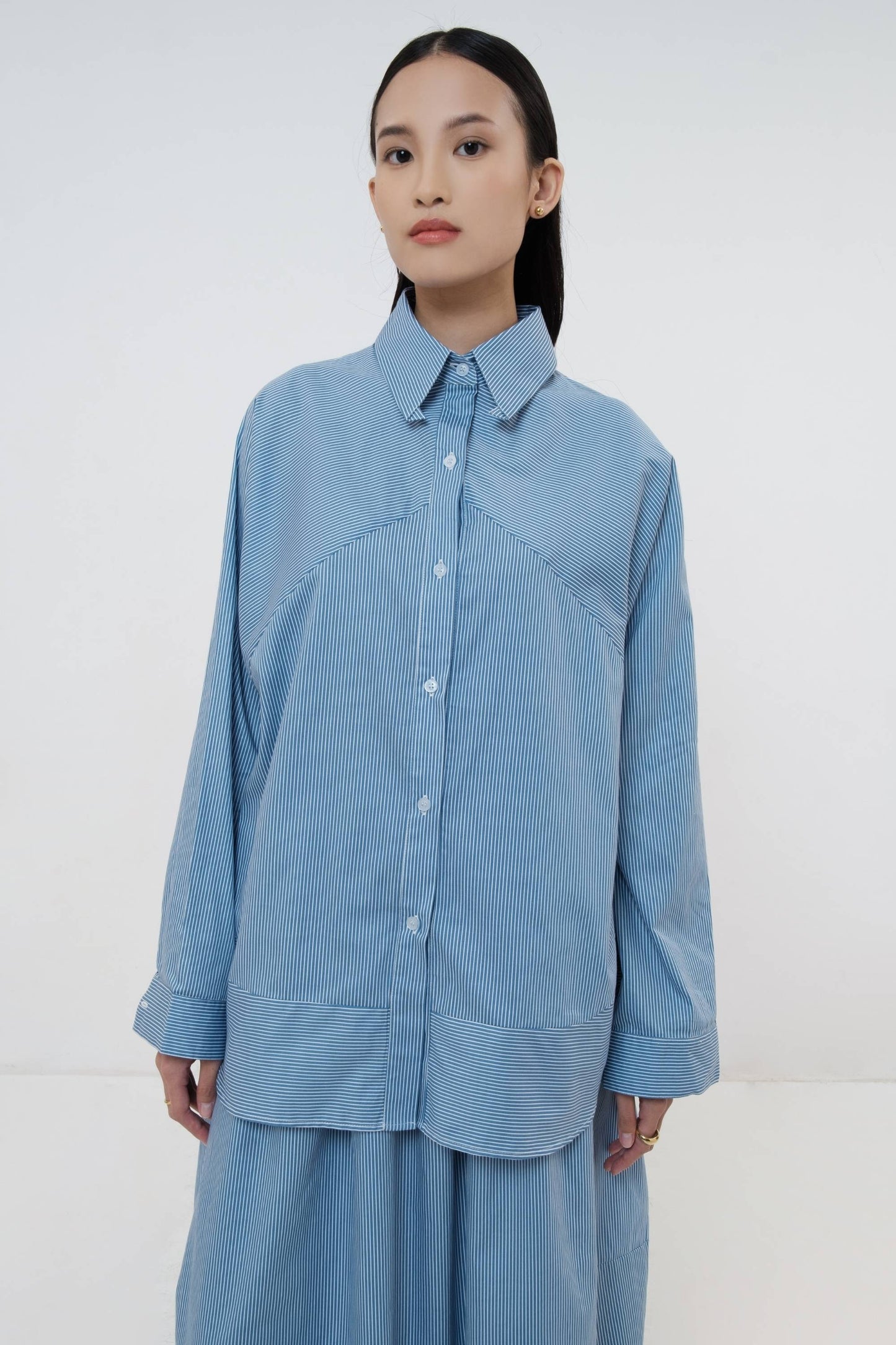 DEFECT SALE Jordan Top - Blue Stripes