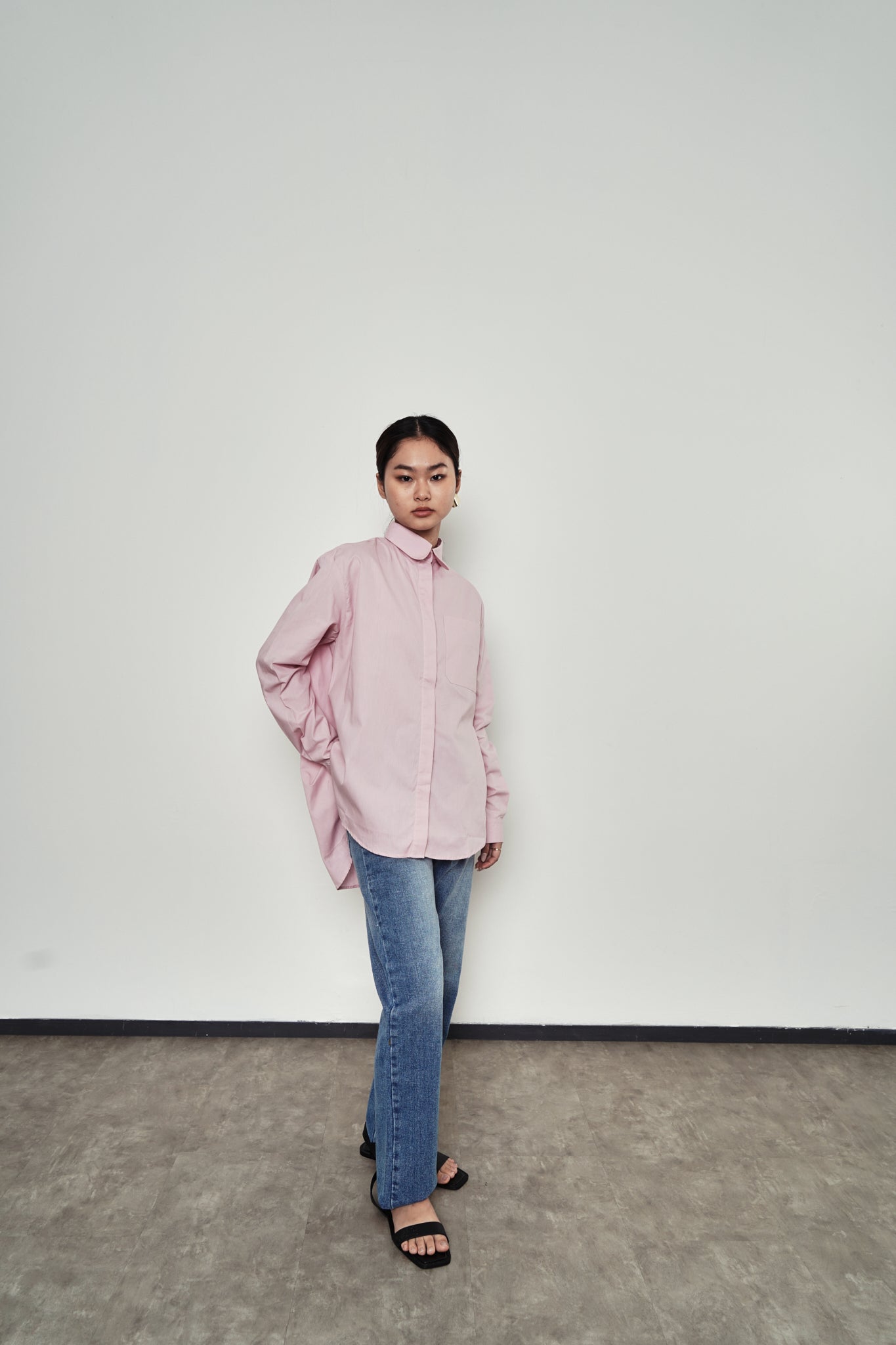 DEFECT SALE Blouse 101 - Baby Pink