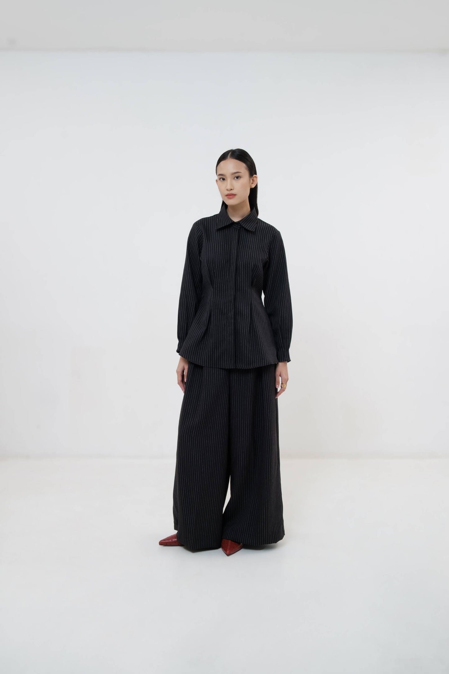 Dolce Top Long Sleeves - Black Stripes
