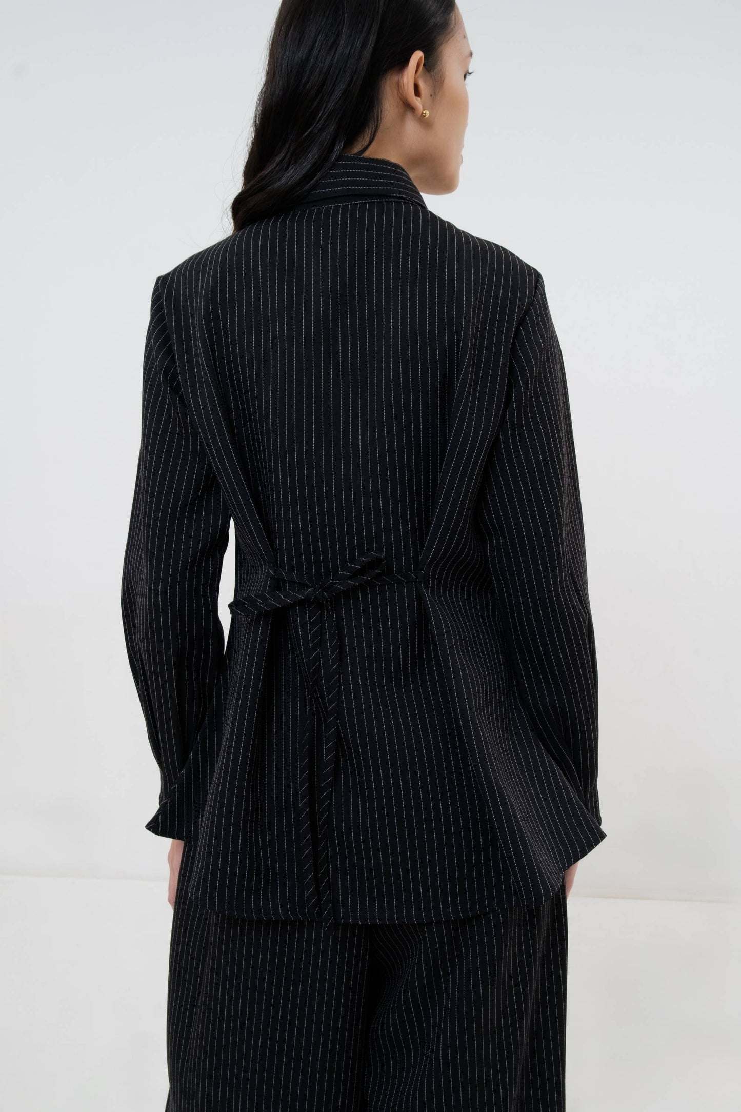 Dolce Top Long Sleeves - Black Stripes