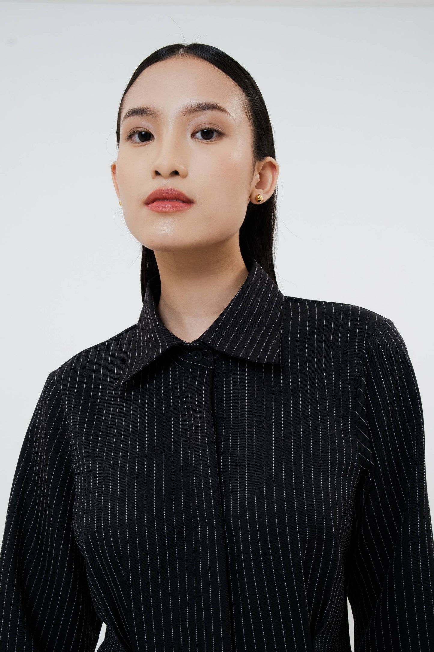 Dolce Top Long Sleeves - Black Stripes