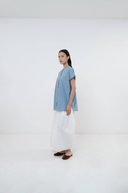 Kein Top - Blue Stripes