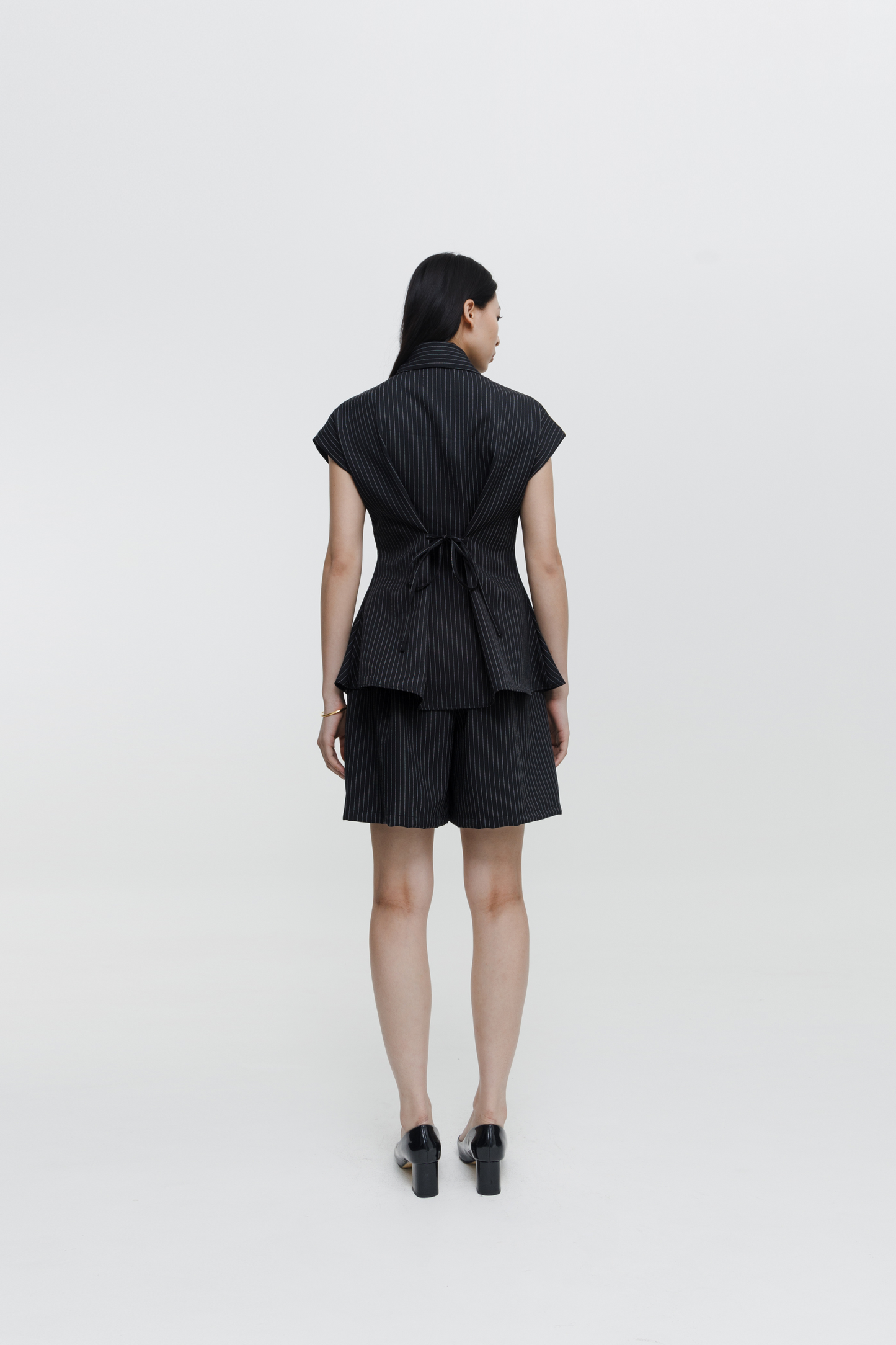 DEFECT SALE Dolce Top - Black Stripes