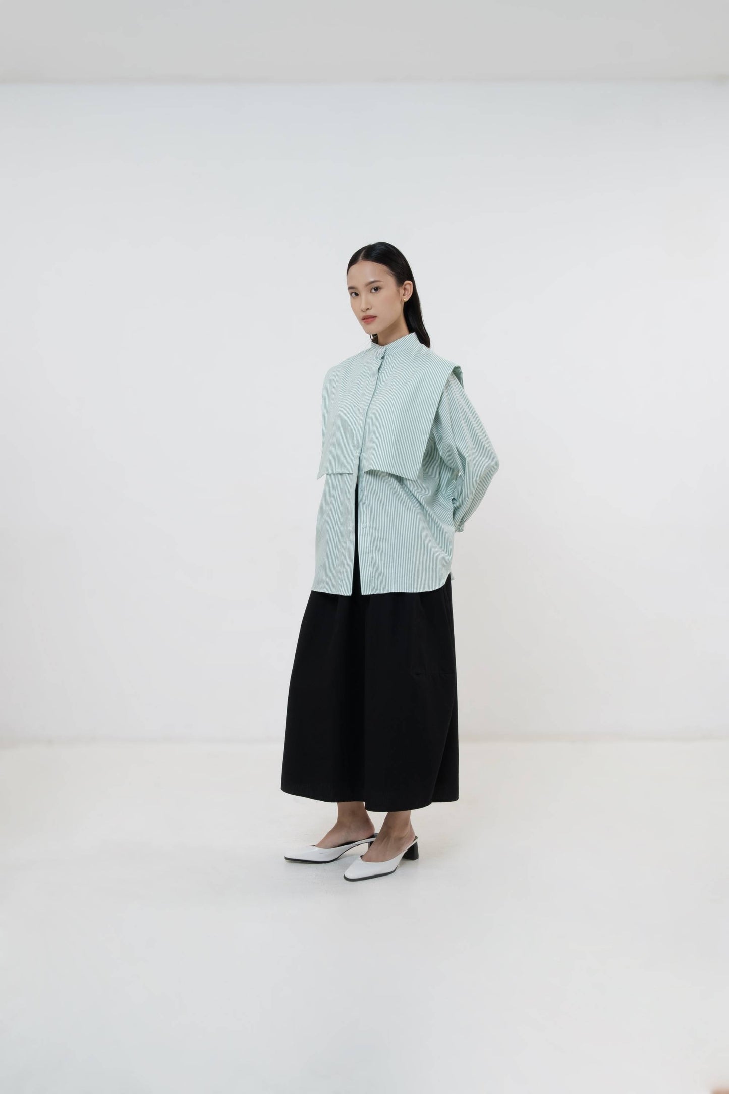 Levi Top - Mint Stripes