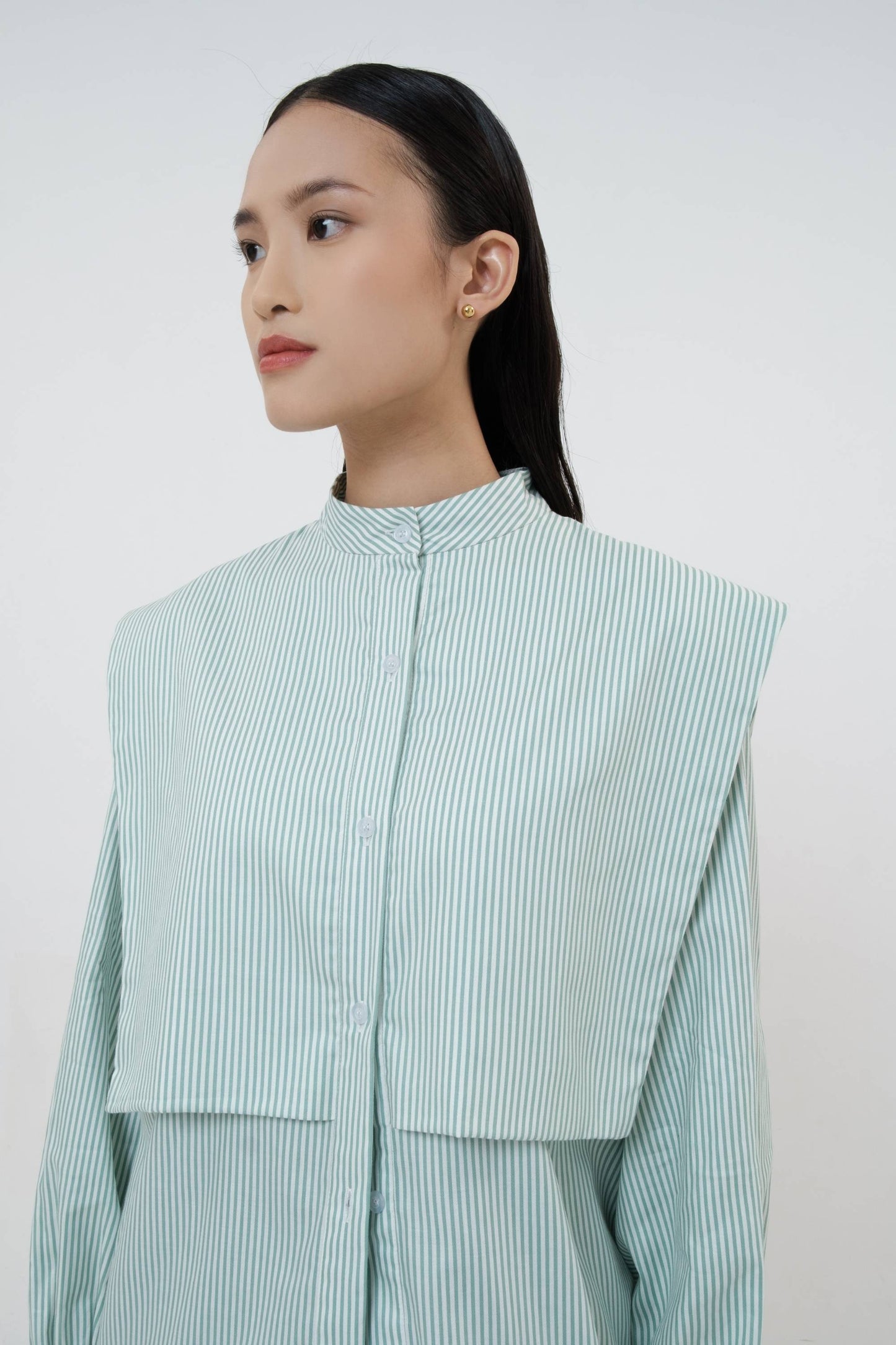 Levi Top - Mint Stripes