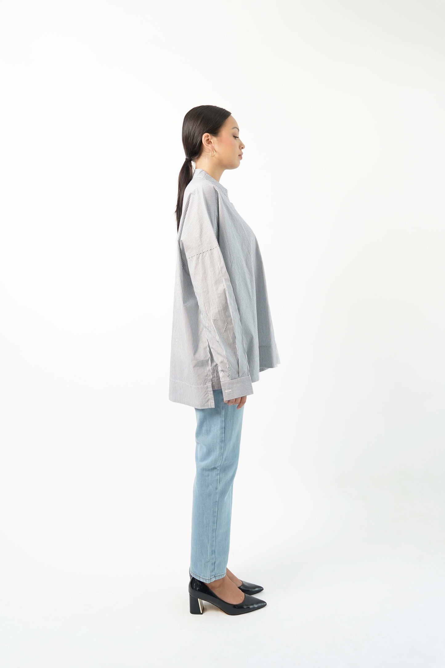Baltic Top - Navy Stripes