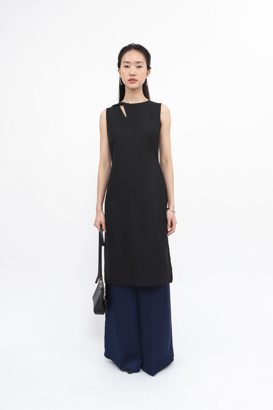 Lettie Midi Dress - Black