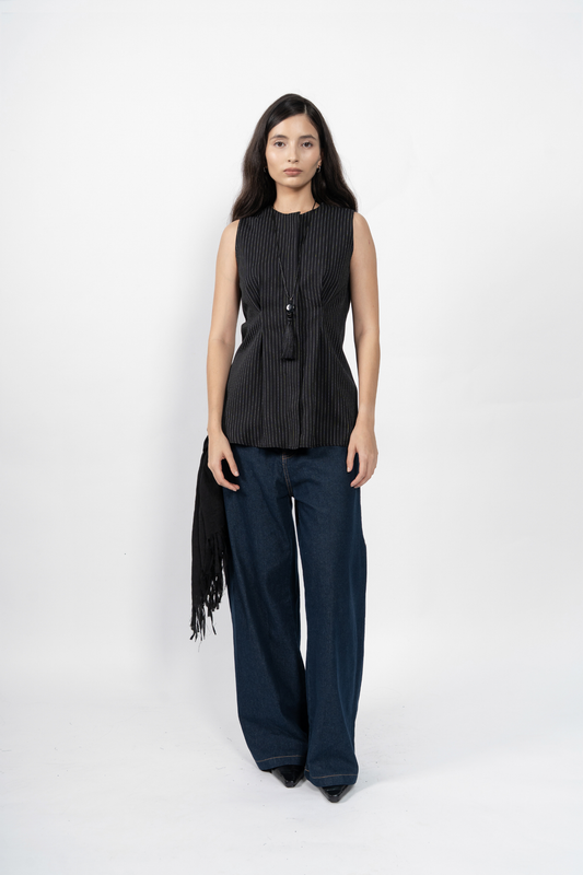 Dean Top - Black Stripes