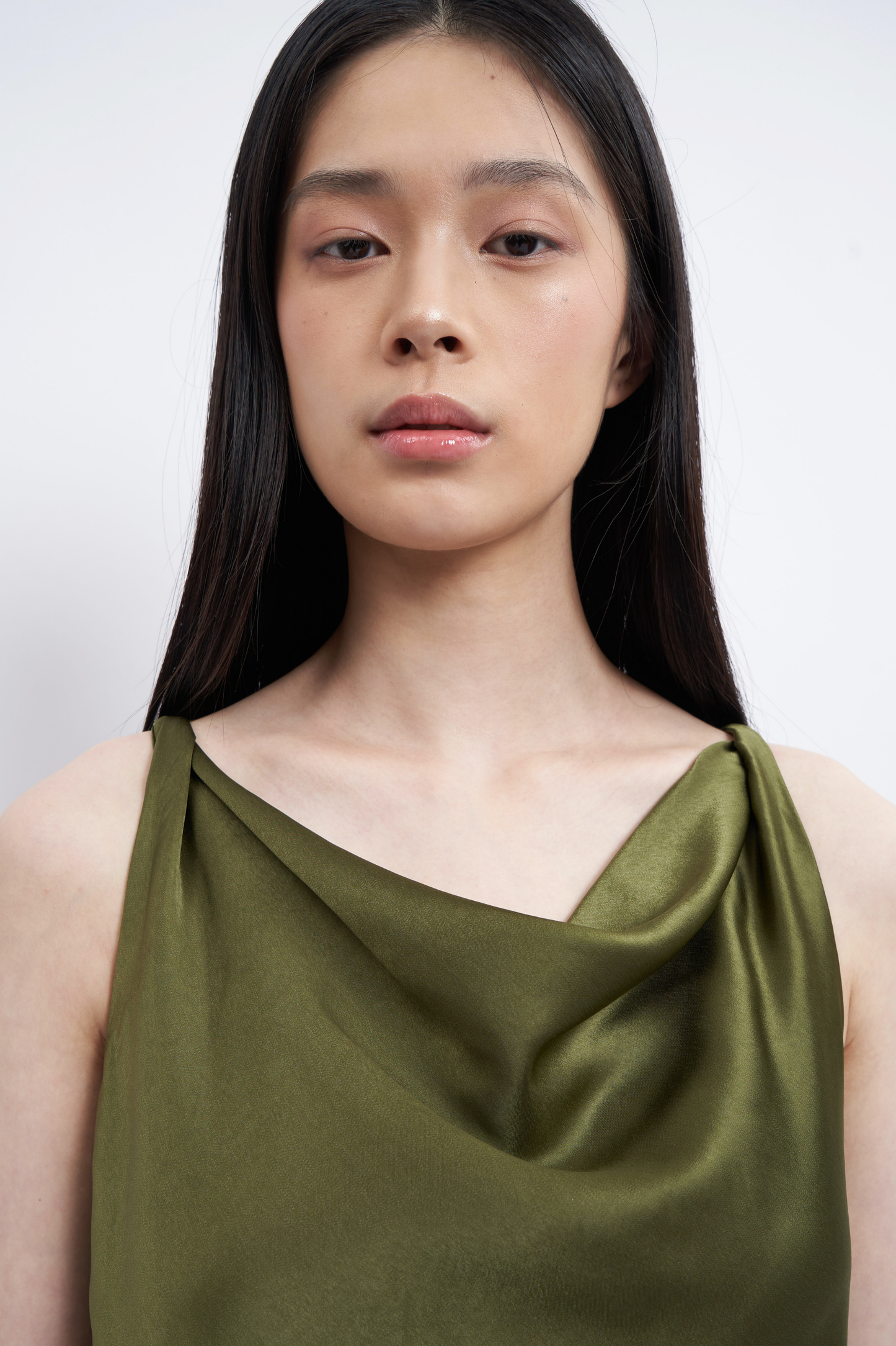 Gracie Dress - Moss Green