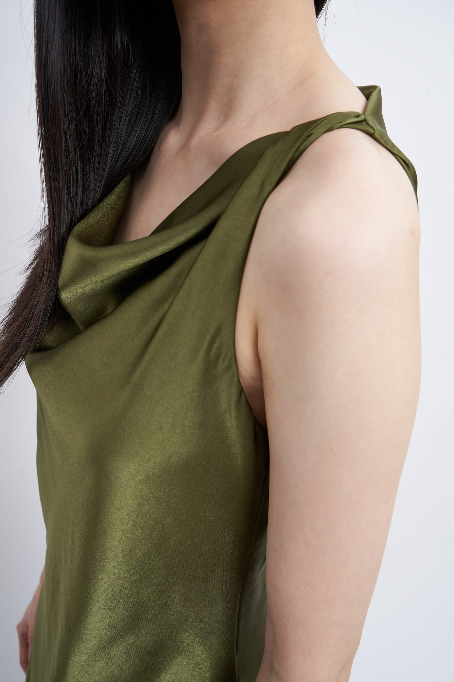 DEFECT SALE Gracie Dress - Moss Green