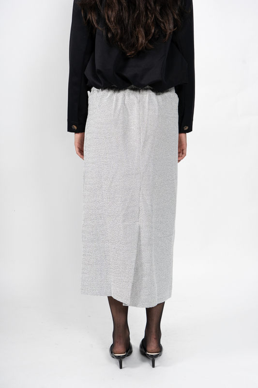 Kala Textured Skirt - White