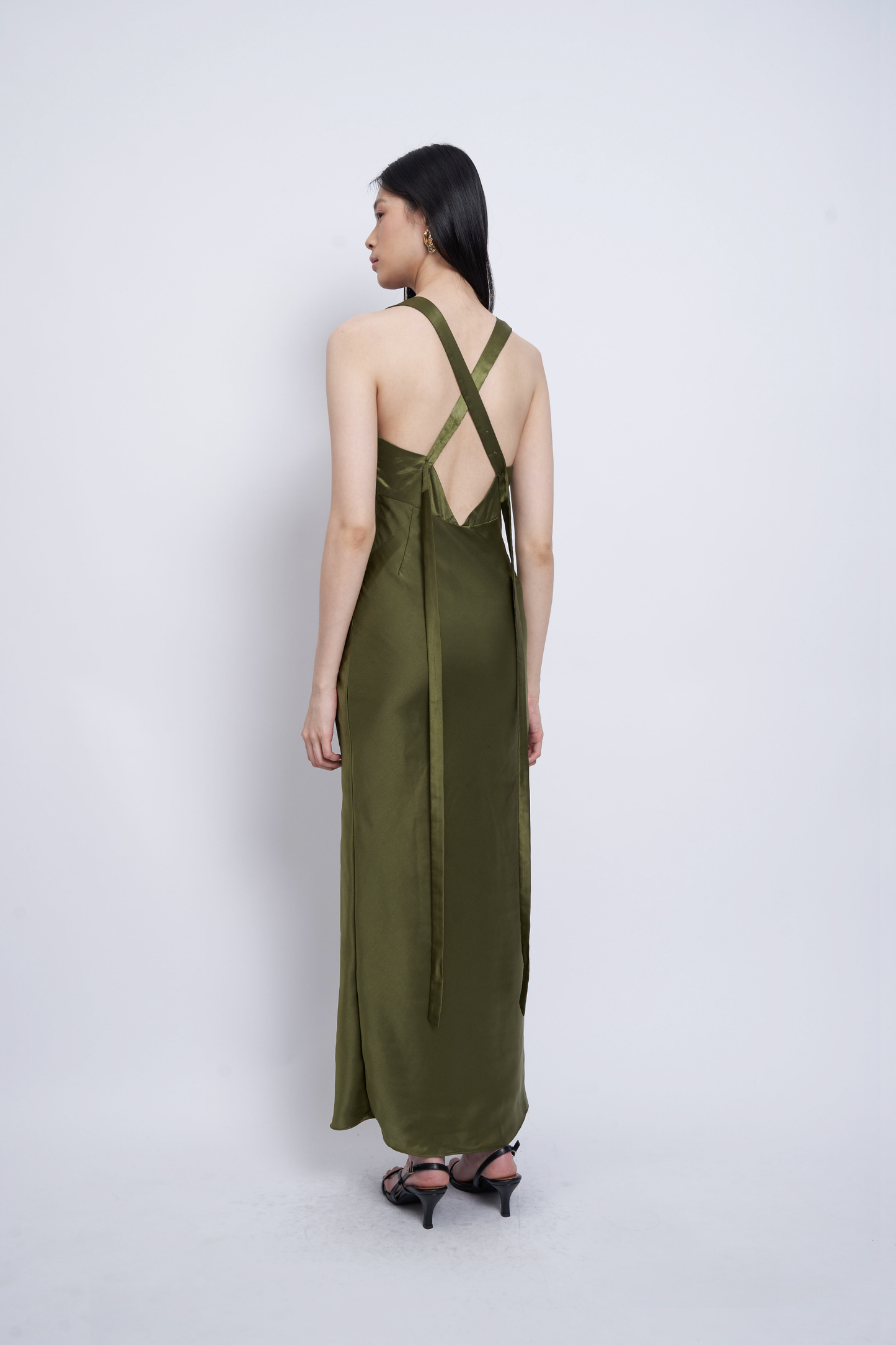 Laena Dress - Moss Green
