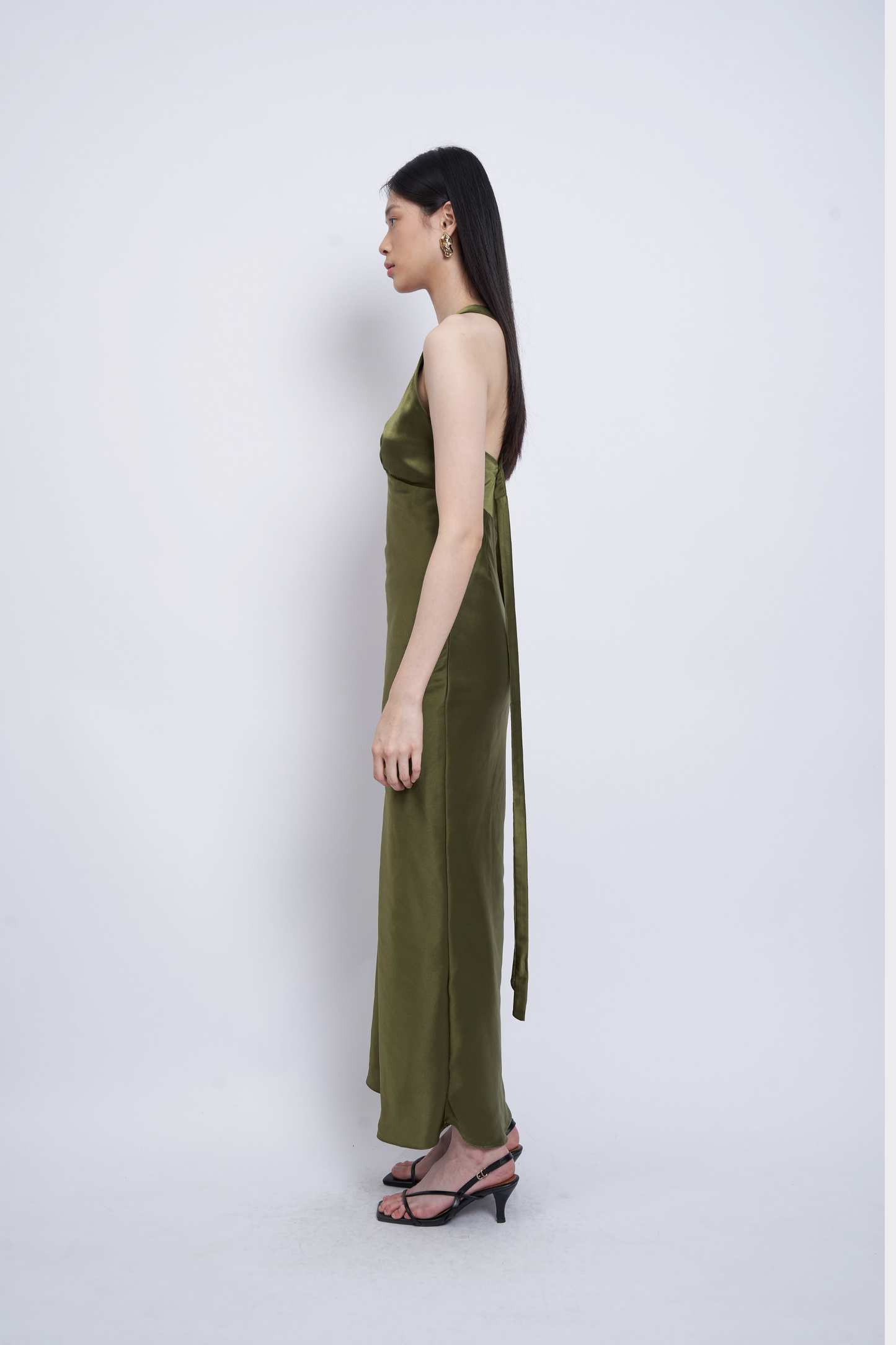 Laena Dress - Moss Green