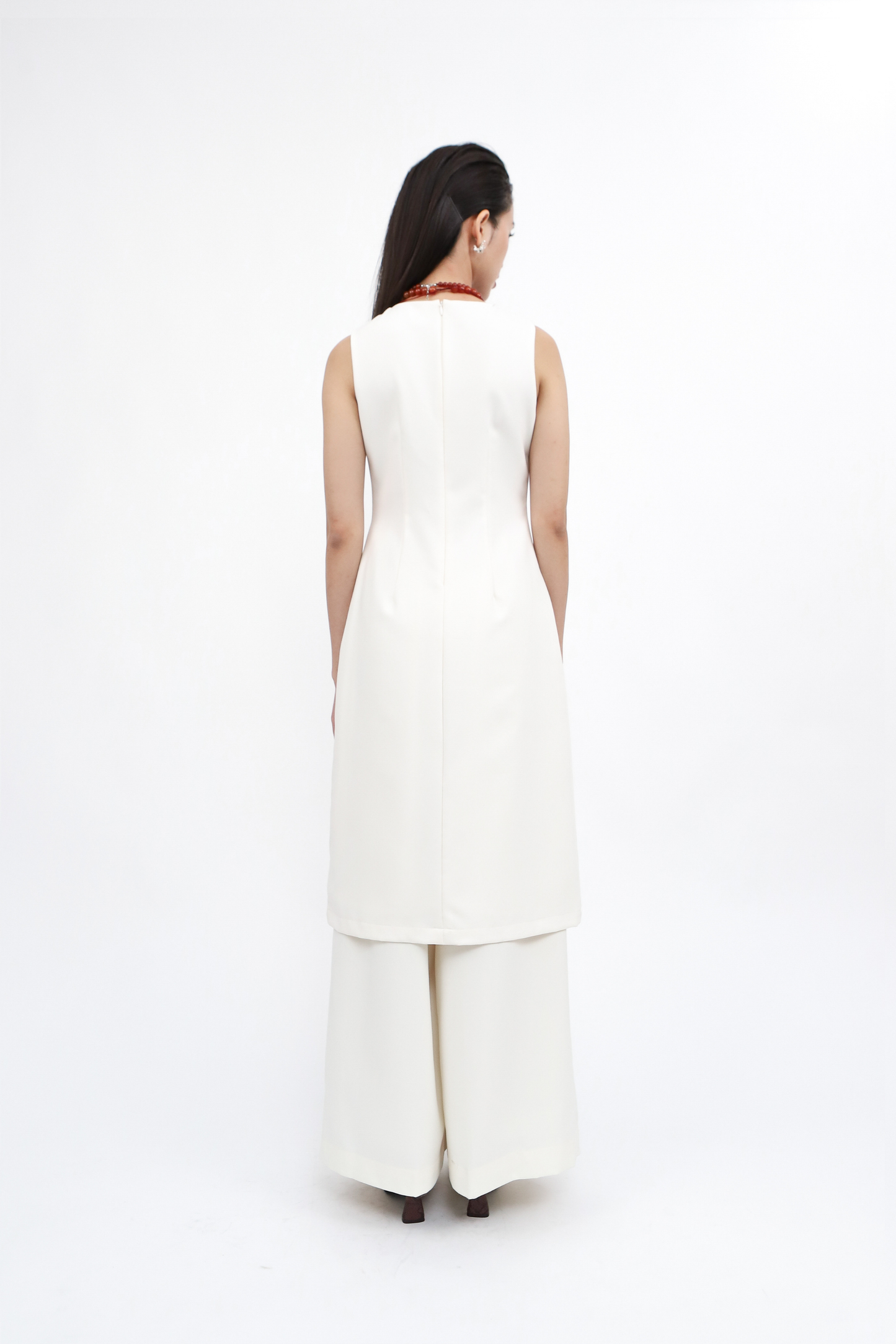 Lettie Midi Dress - Ivory