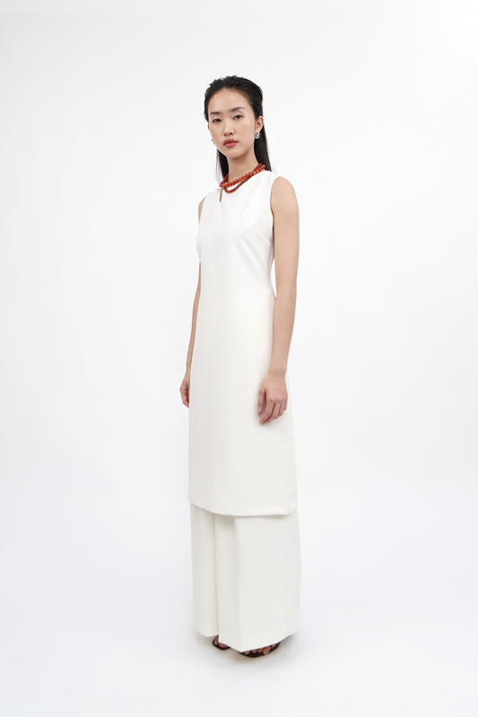 Lettie Midi Dress - Ivory