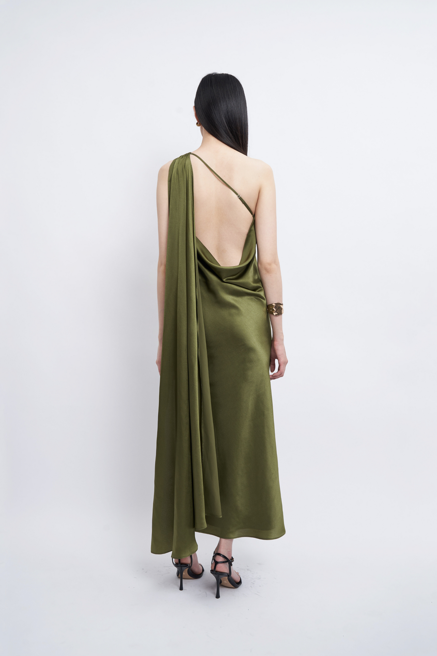 Meere Dress - Moss Green