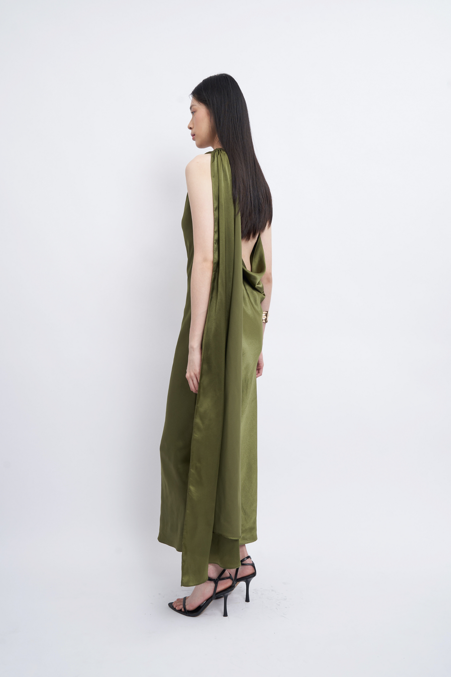 Meere Dress - Moss Green