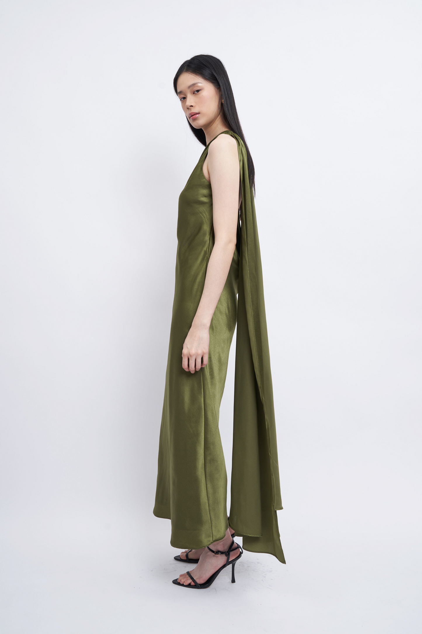 Meere Dress - Moss Green