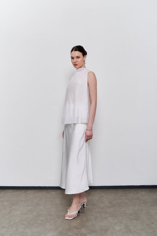 Sol Sheer Top - Broken White