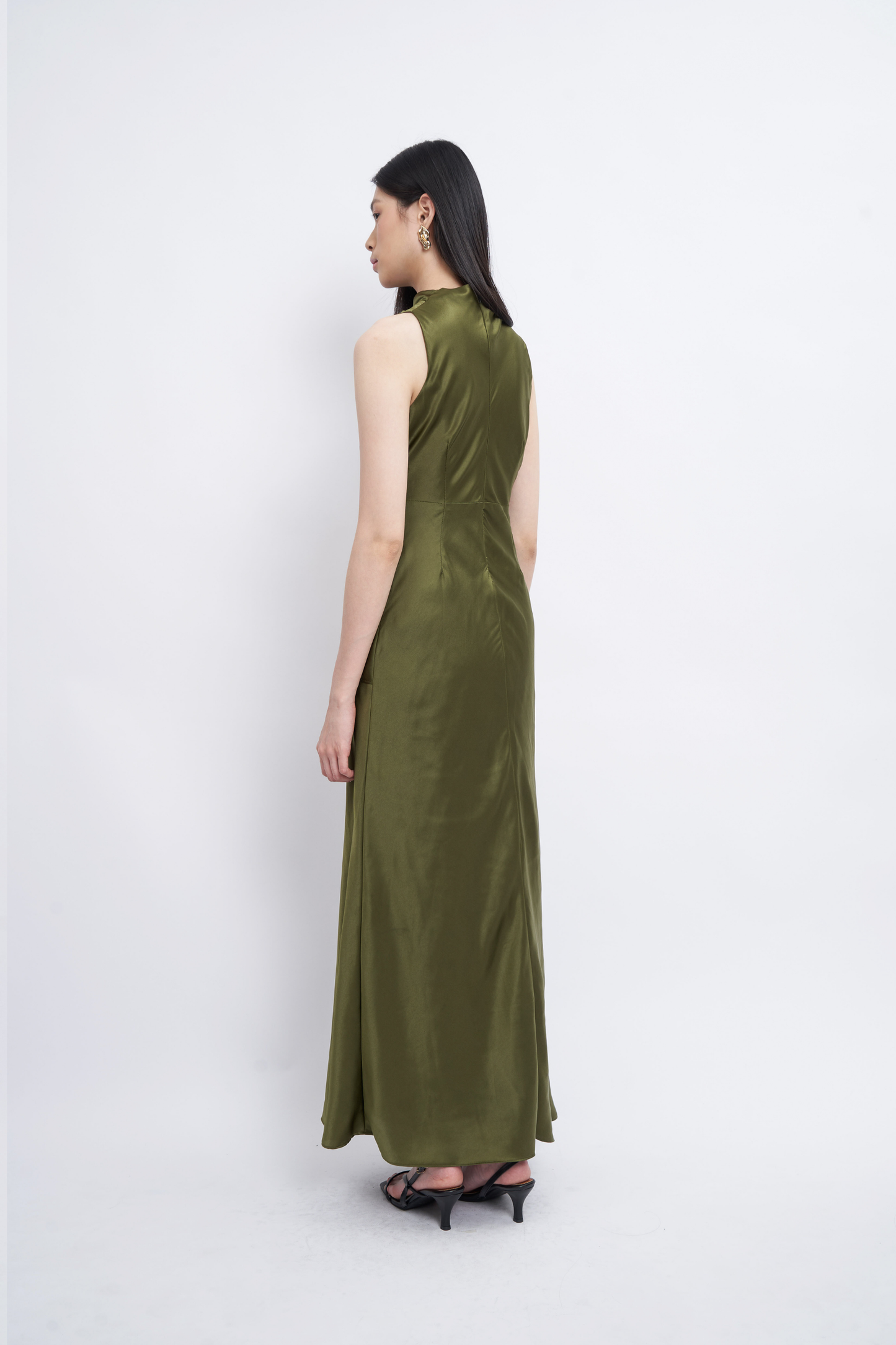 Solis Dress - Moss Green