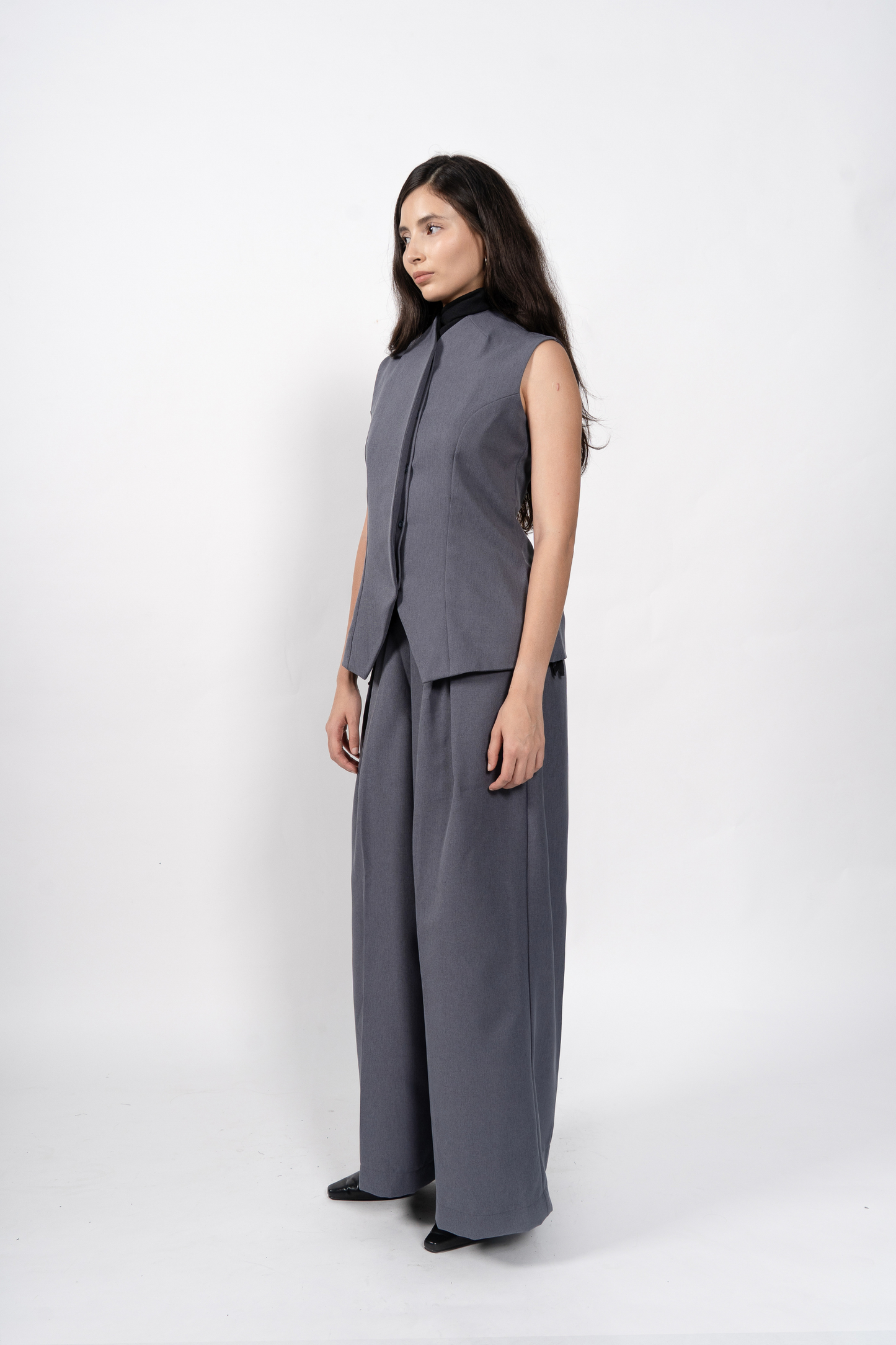 Vanka Vest - Dark Grey