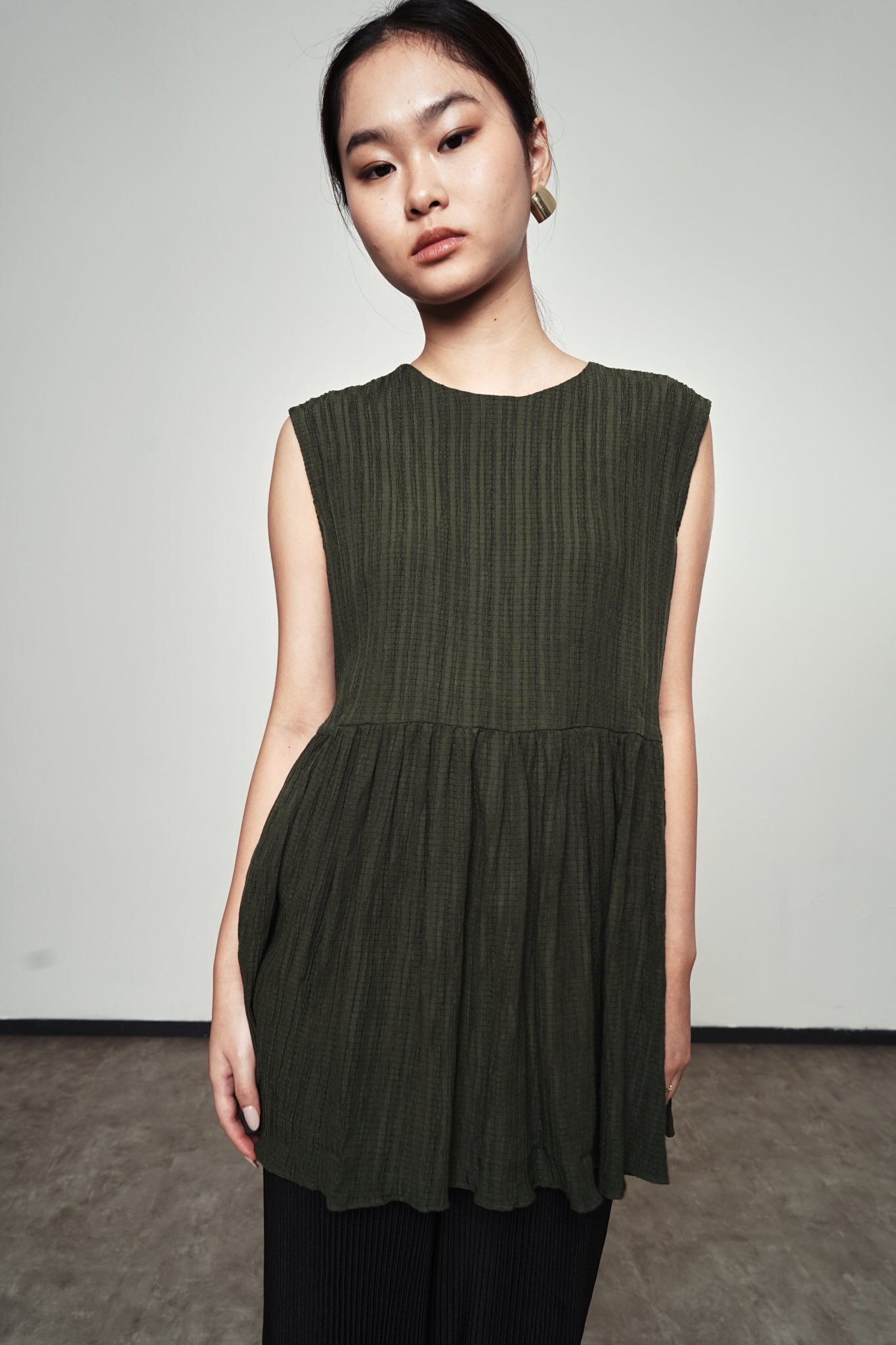 Adele Top - Dark Green