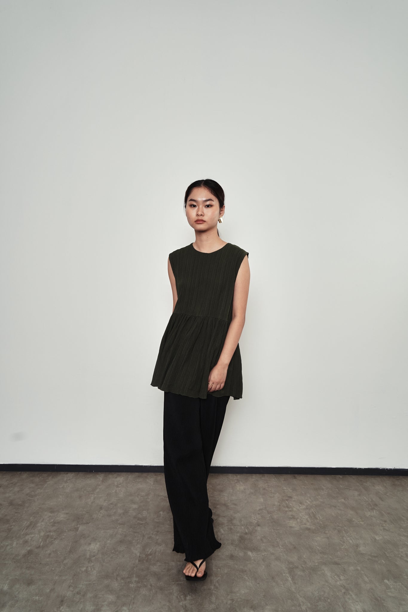 Adele Top - Dark Green
