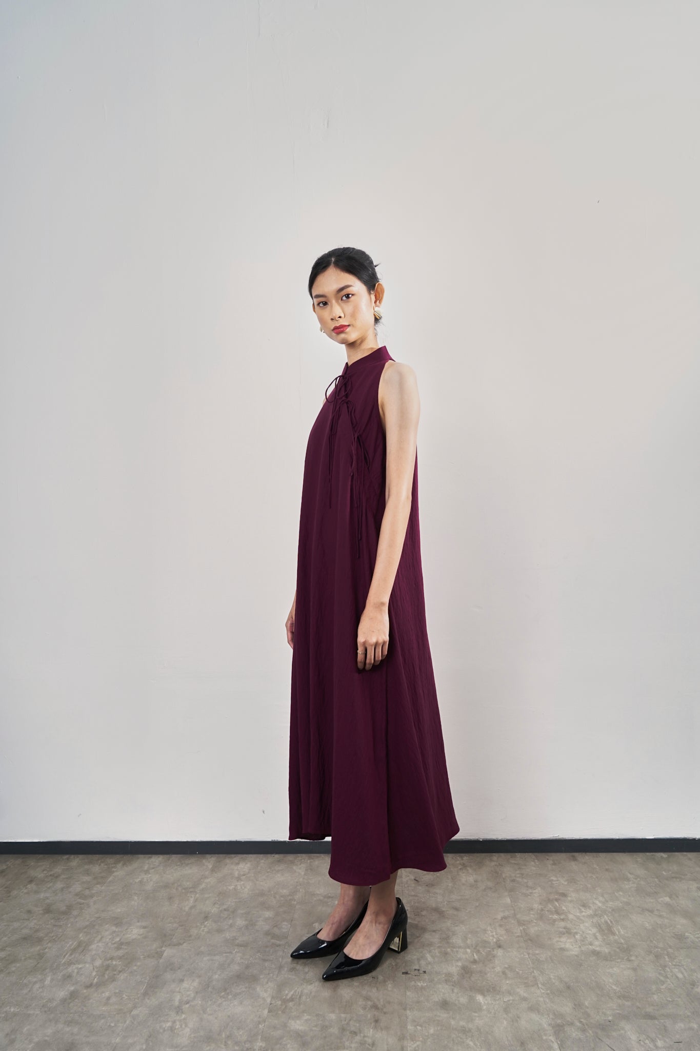 Yin Dress - Maroon