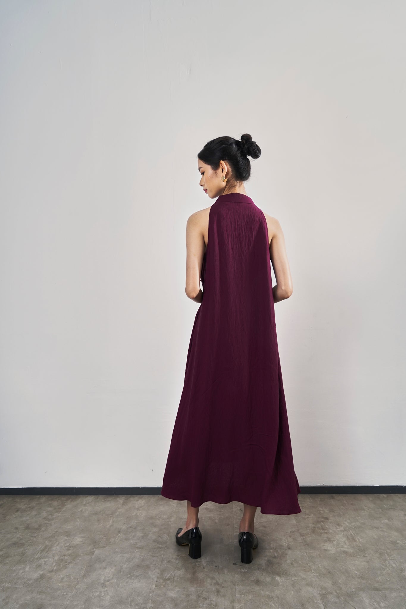 Yin Dress - Maroon