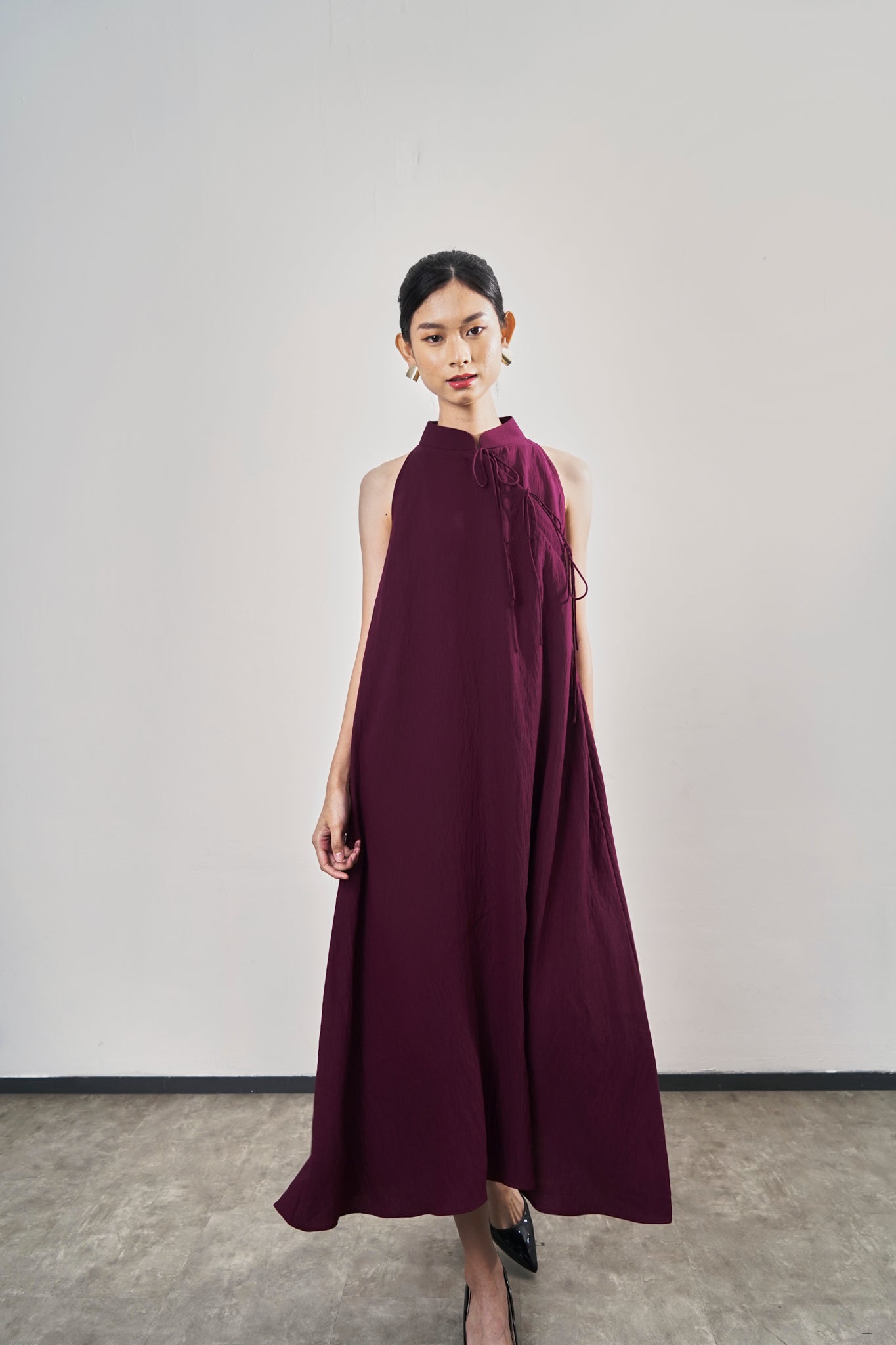 Yin Dress - Maroon