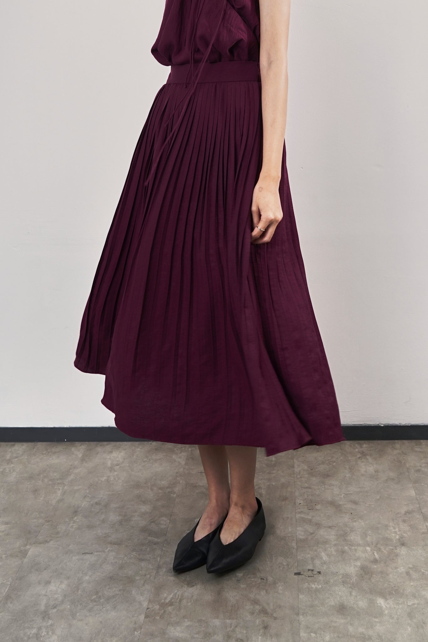 Fen Skirt - Maroon