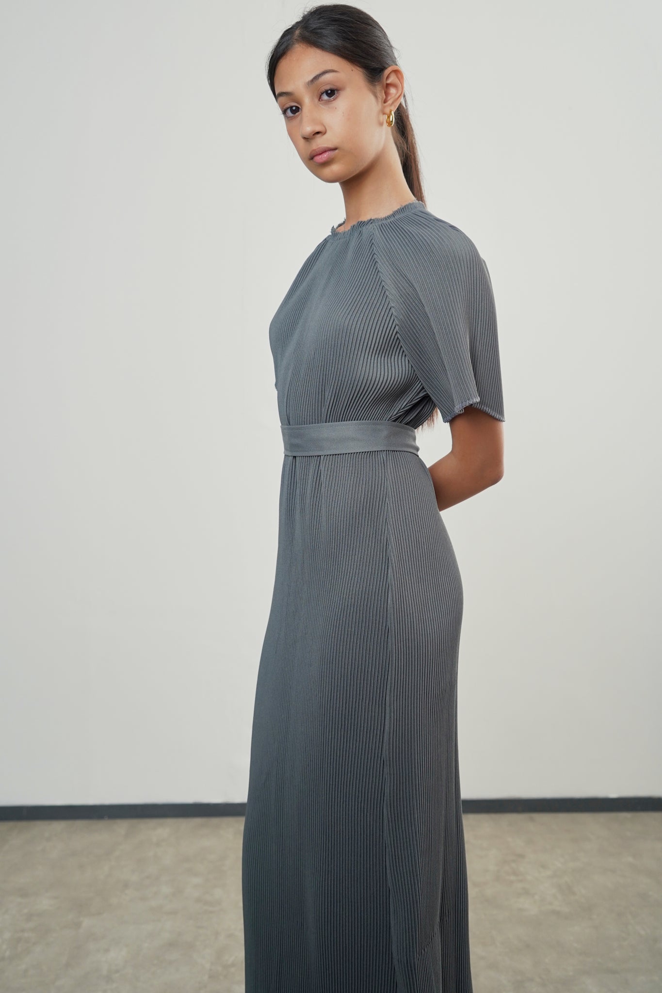 DEFECT SALE Bona Dress - Sky Gray