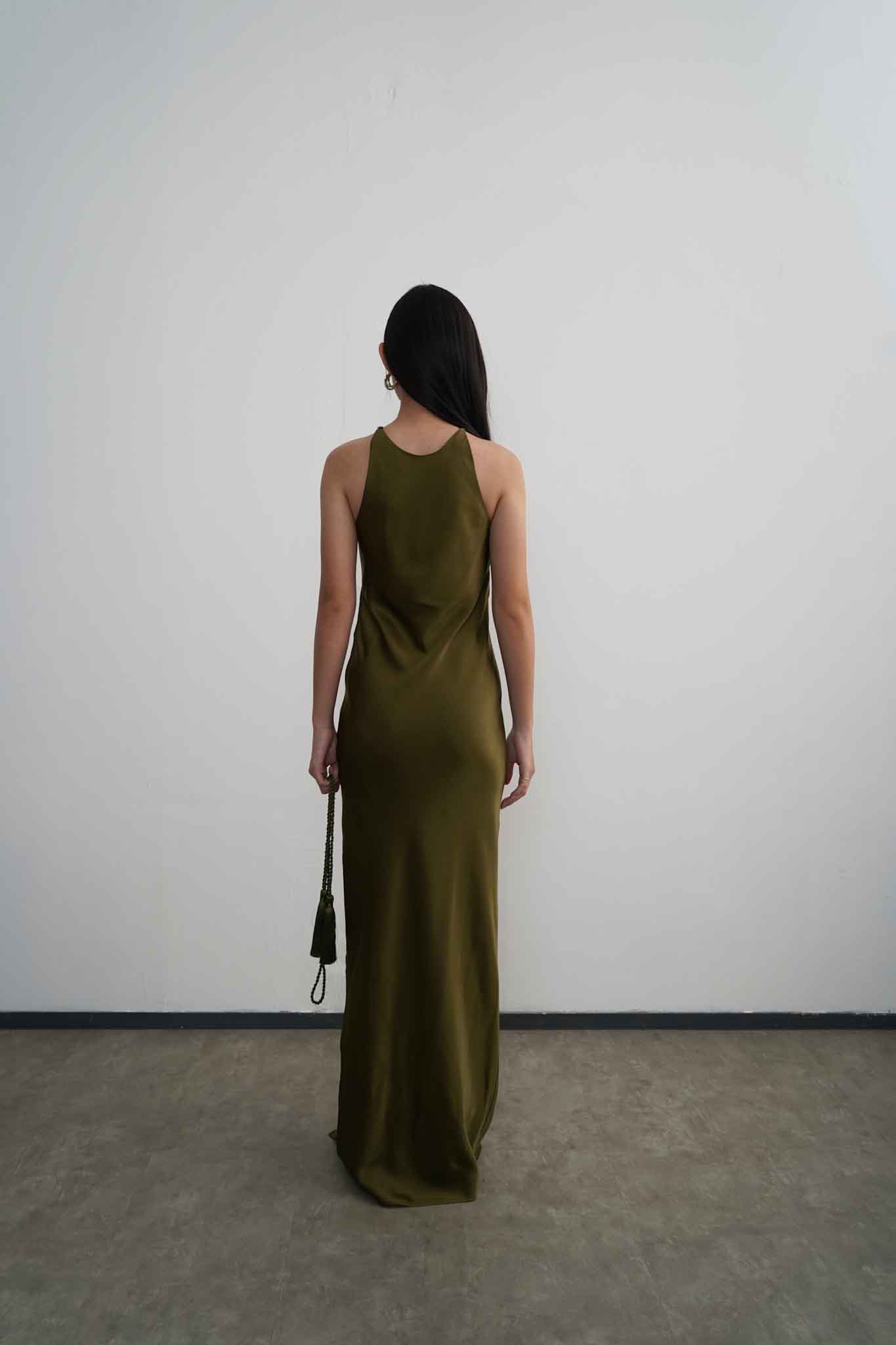 Gian Dress - Moss Green