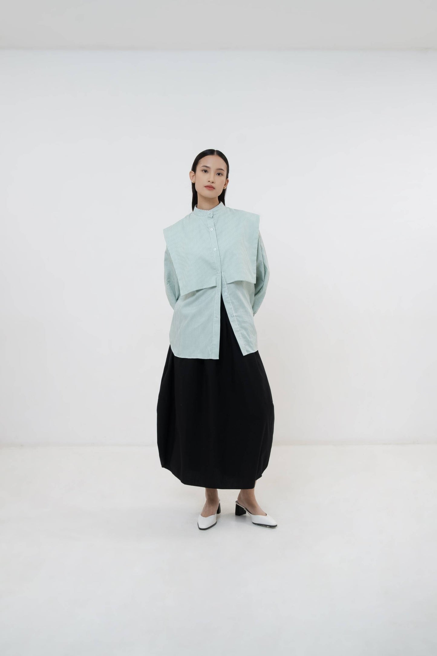 Levi Top - Mint Stripes