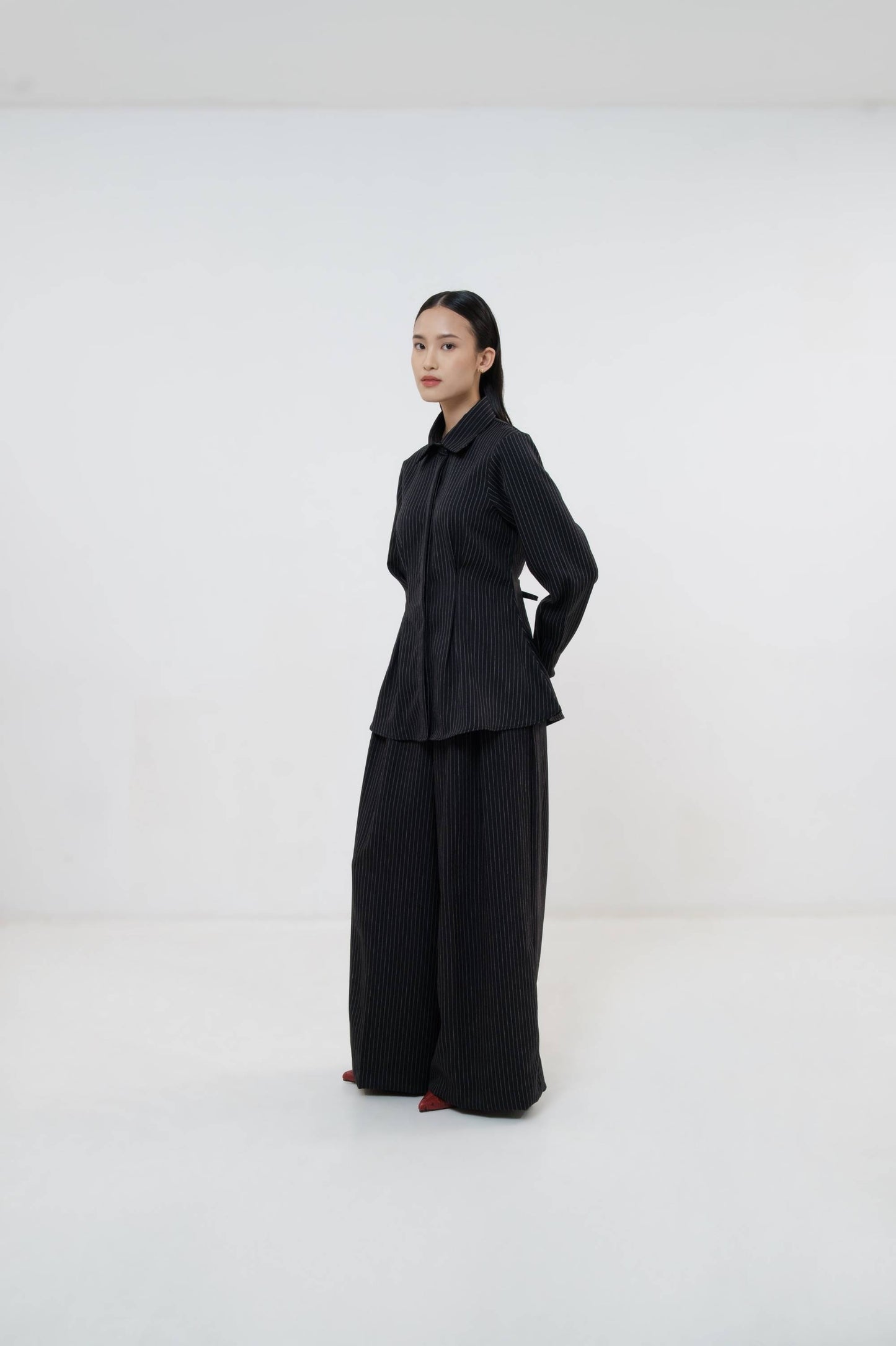 Dolce Top Long Sleeves - Black Stripes