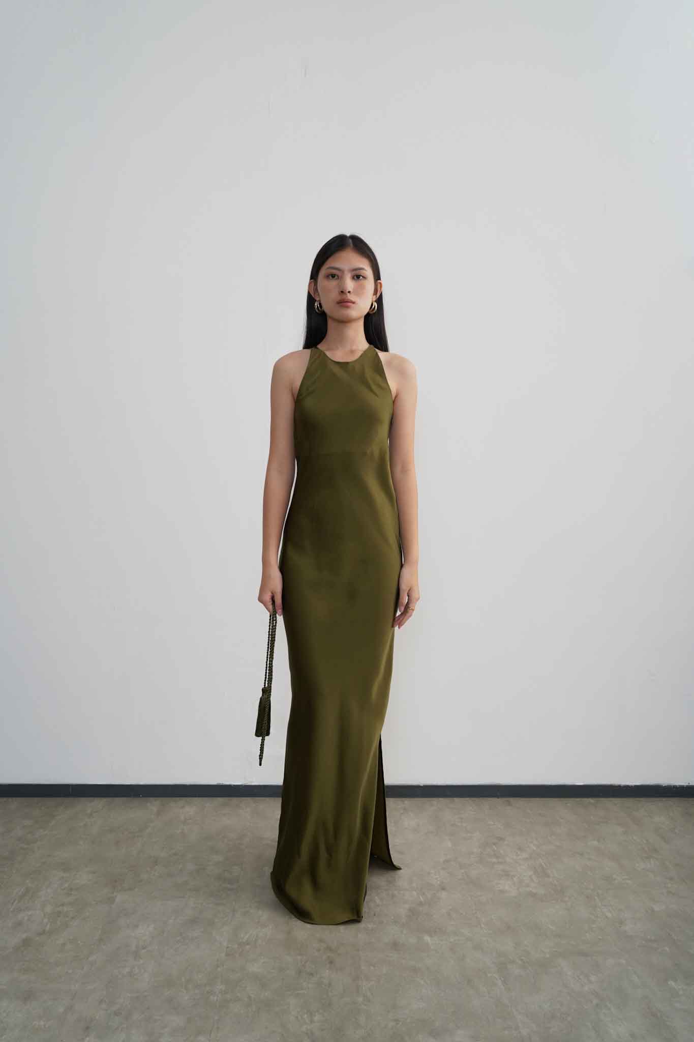 Gian Dress - Moss Green