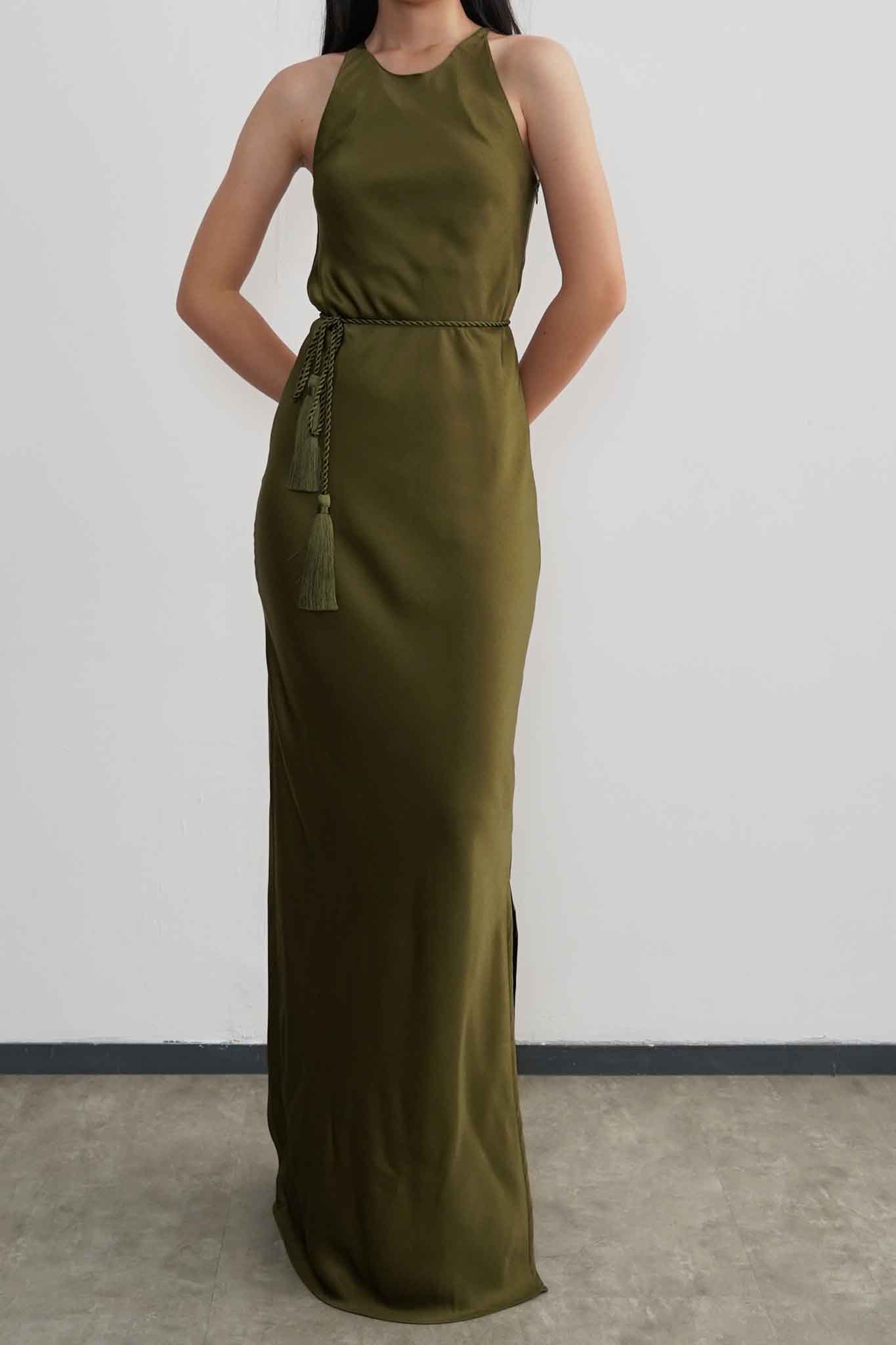 Gian Dress - Moss Green