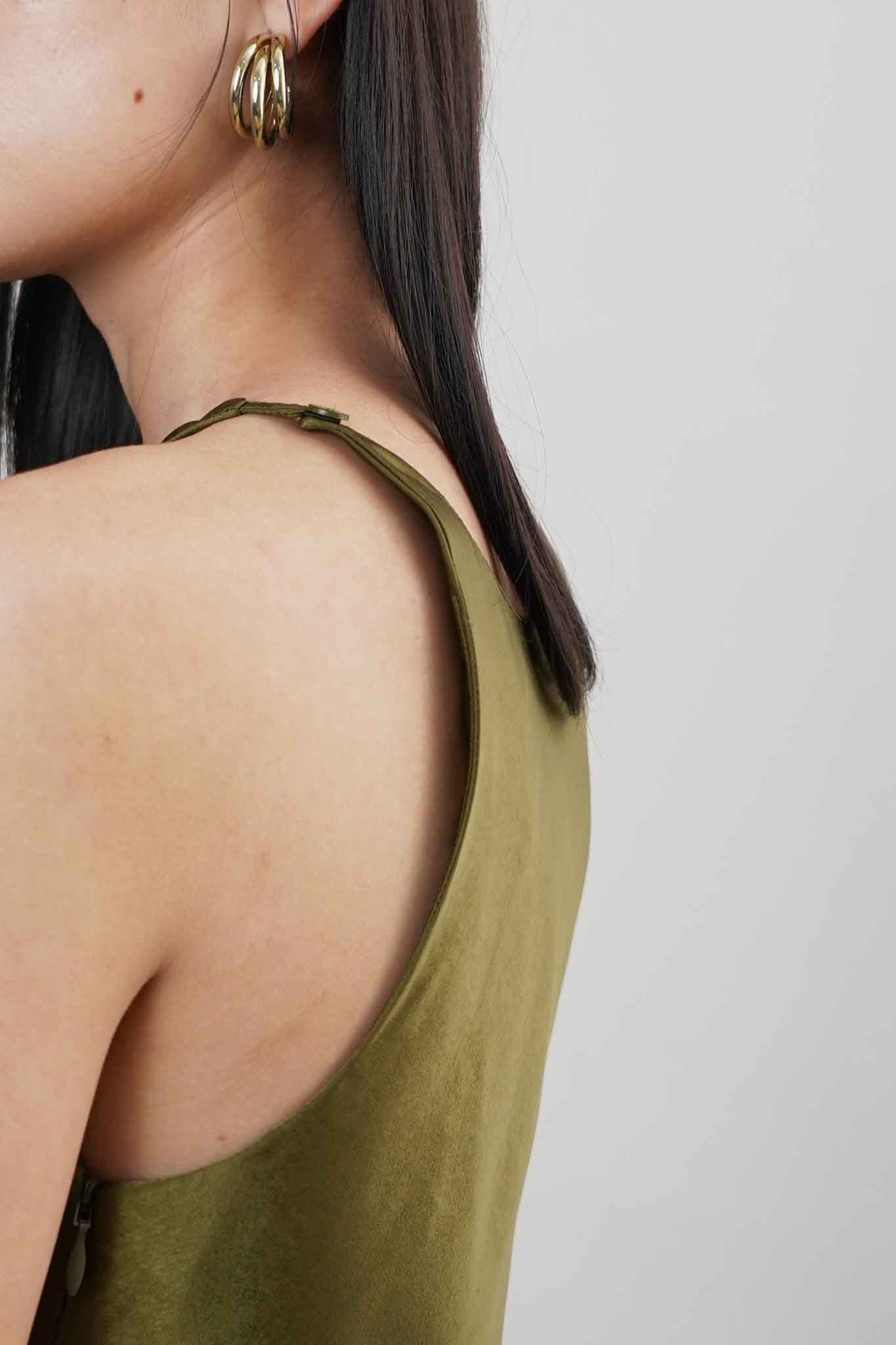 Gian Dress - Moss Green