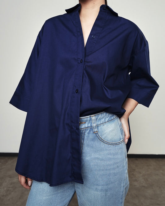 Blouse 102 - Navy