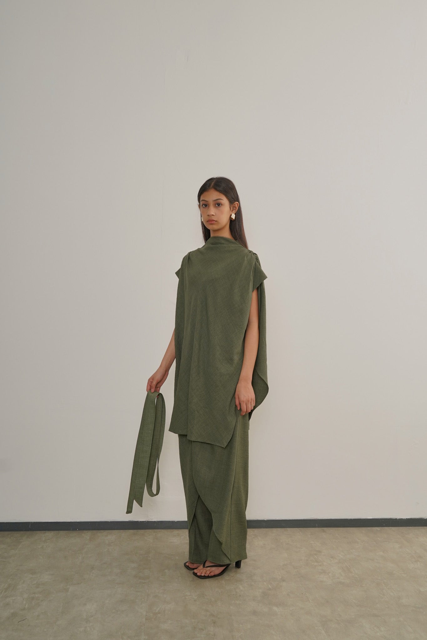 Oza Top - Moss Green