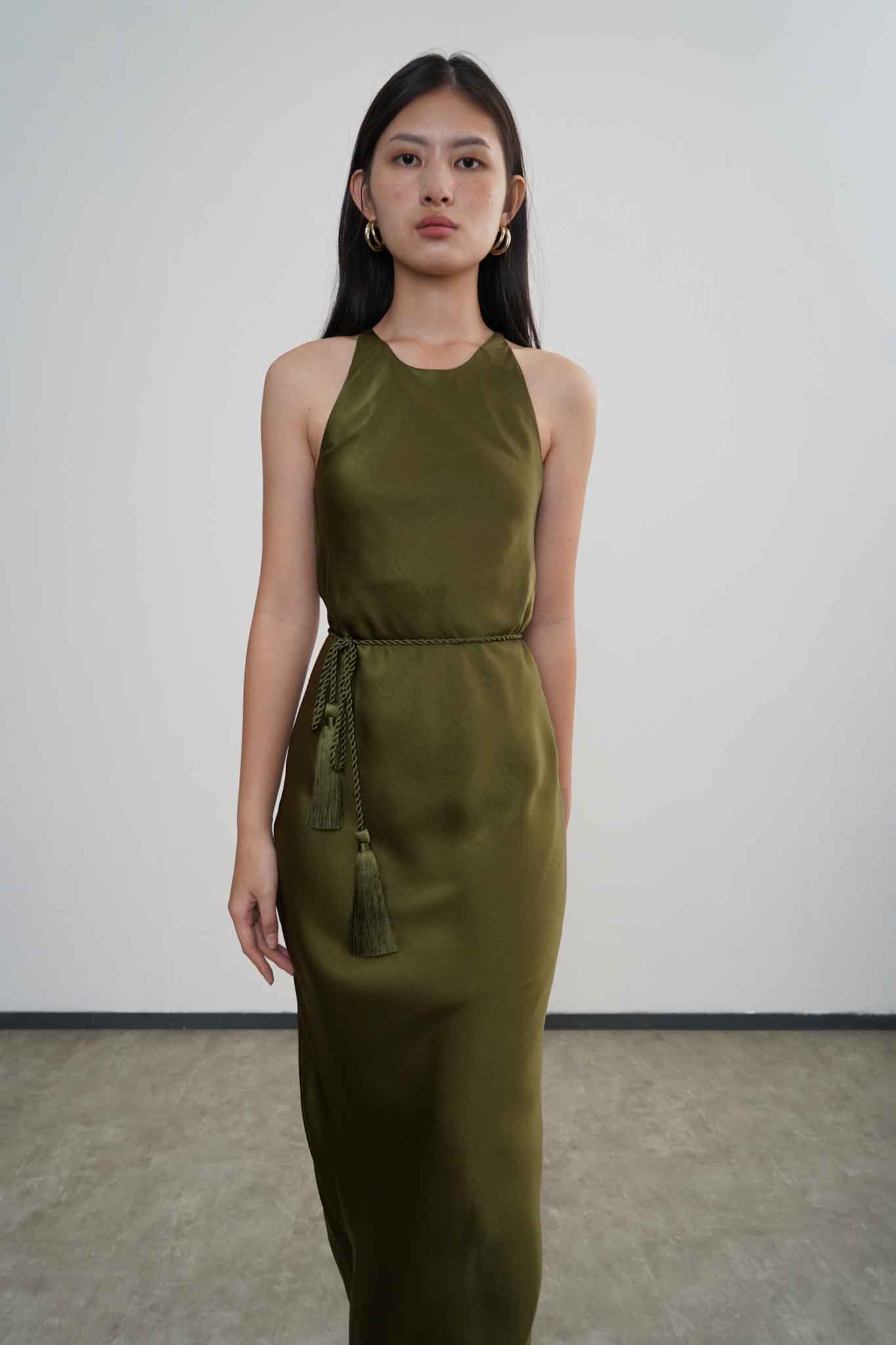 Gian Dress - Moss Green
