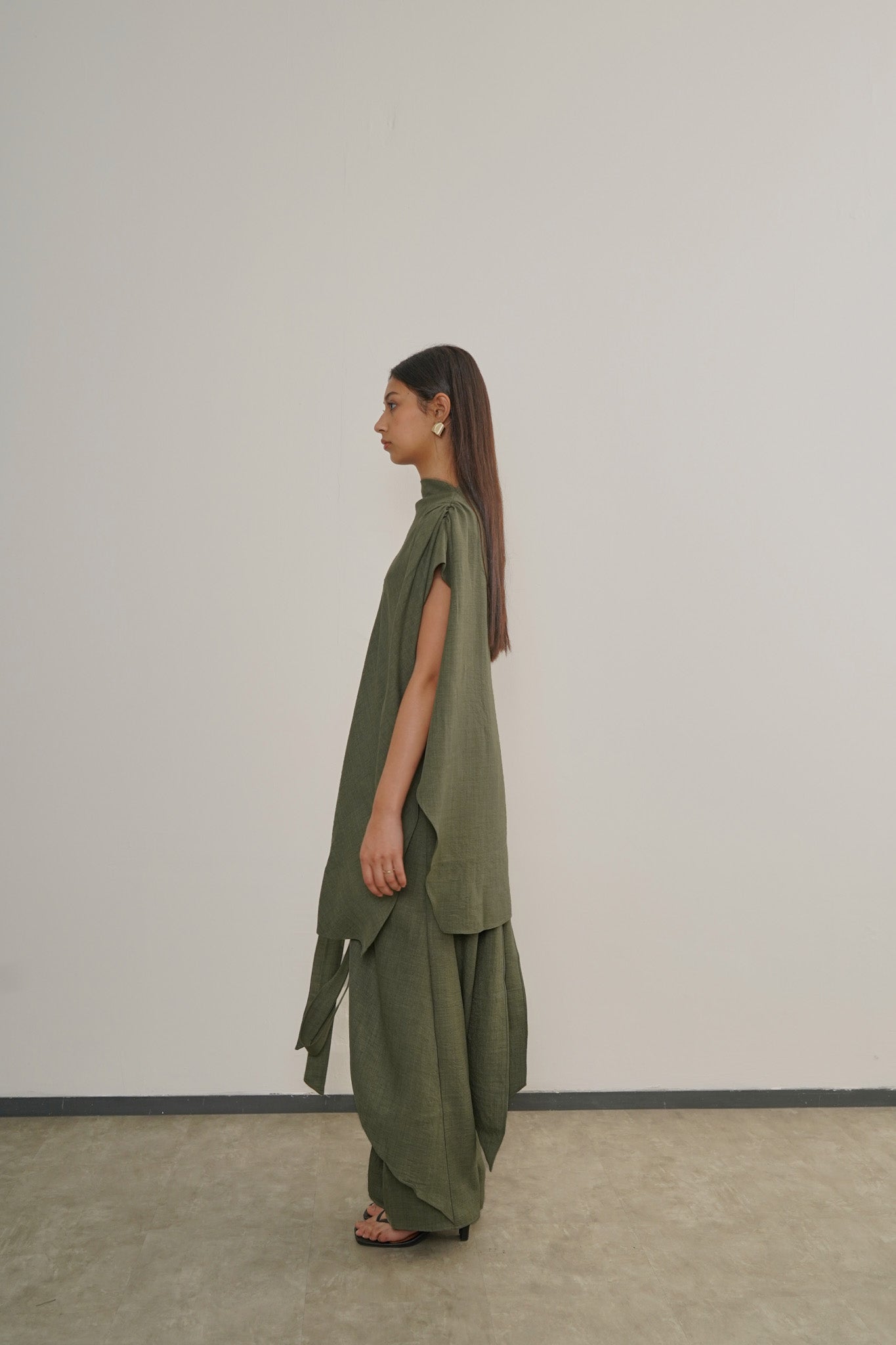 Oza Top - Moss Green