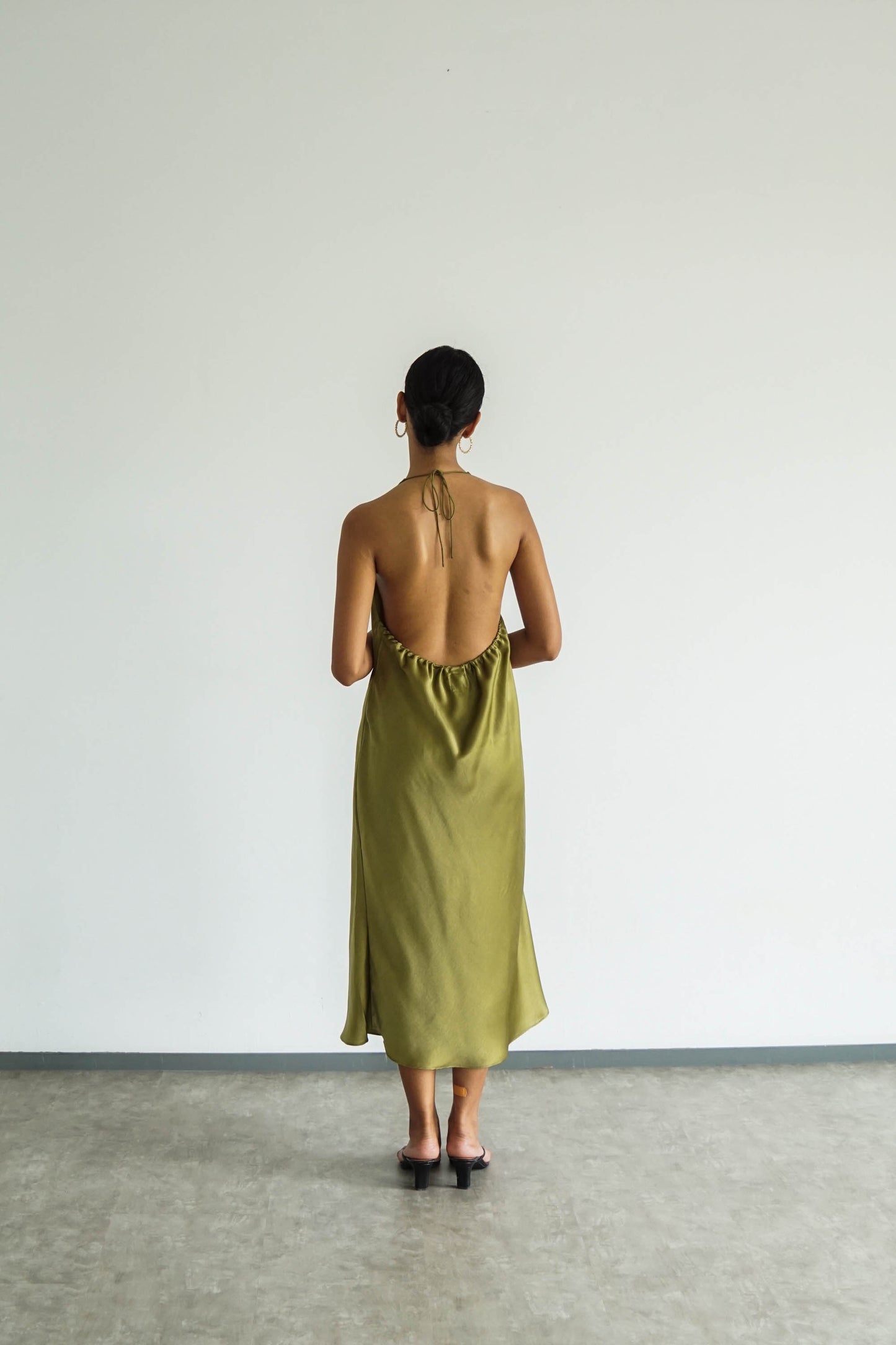 Odette Dress - Olive Green